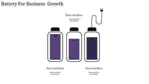 business strategy template-Battery For Business Growth-3-Purple